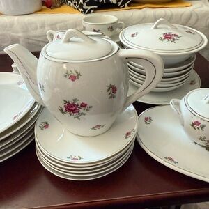Vintage made in Japan Children’s Tea Set Rosechintz Pattern